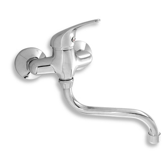 Umyvadlová baterie Titania Iris 100 mm, chrom, nástěnná, Novaservis 92074/T,0